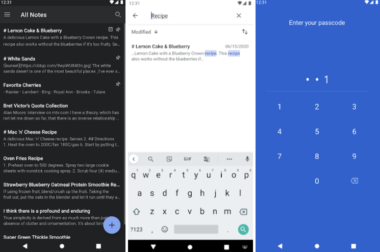 Best notes app for Android