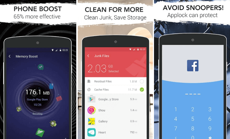 Device cleaner and booster for Android