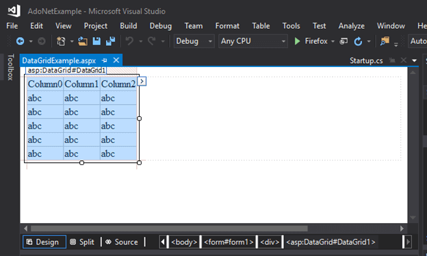 ASP Net Datagrid 4