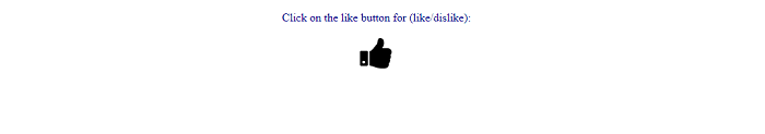 How to add Like button in HTML and CSS