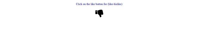 How to add Like button in HTML and CSS