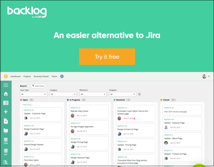 Jira Alternatives