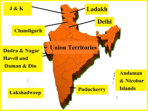 List of Union Territories in India