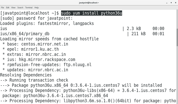 CentOS How to Install Python 3 on CentOS 1