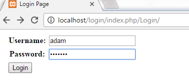 Login Form in CodeIgniter6