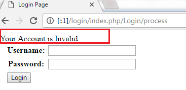 Login Form in CodeIgniter7