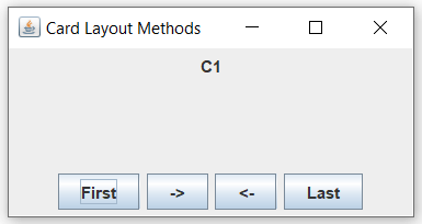 CardLayout class