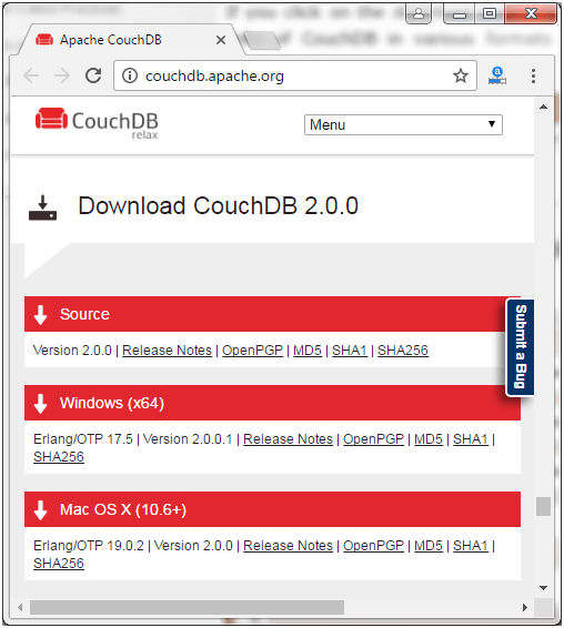 CouchDB Installation 2