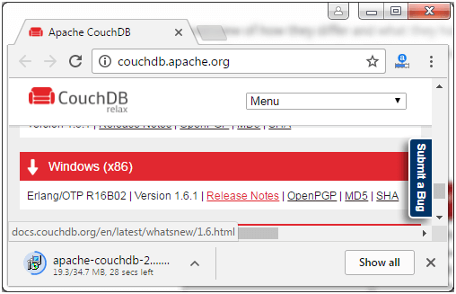 CouchDB Installation 3