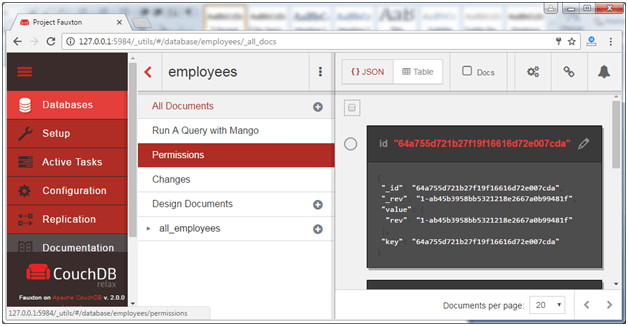 Creating a database user 1