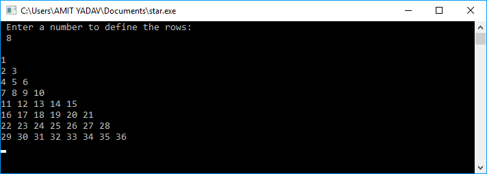 Pyramid Patterns in C