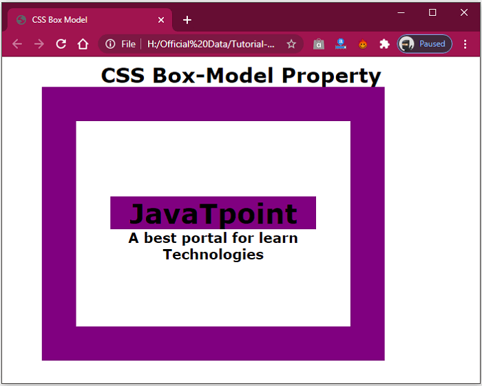 CSS Box Model