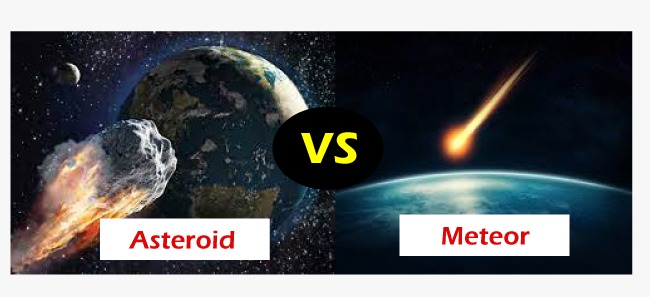 Asteroid vs Meteor