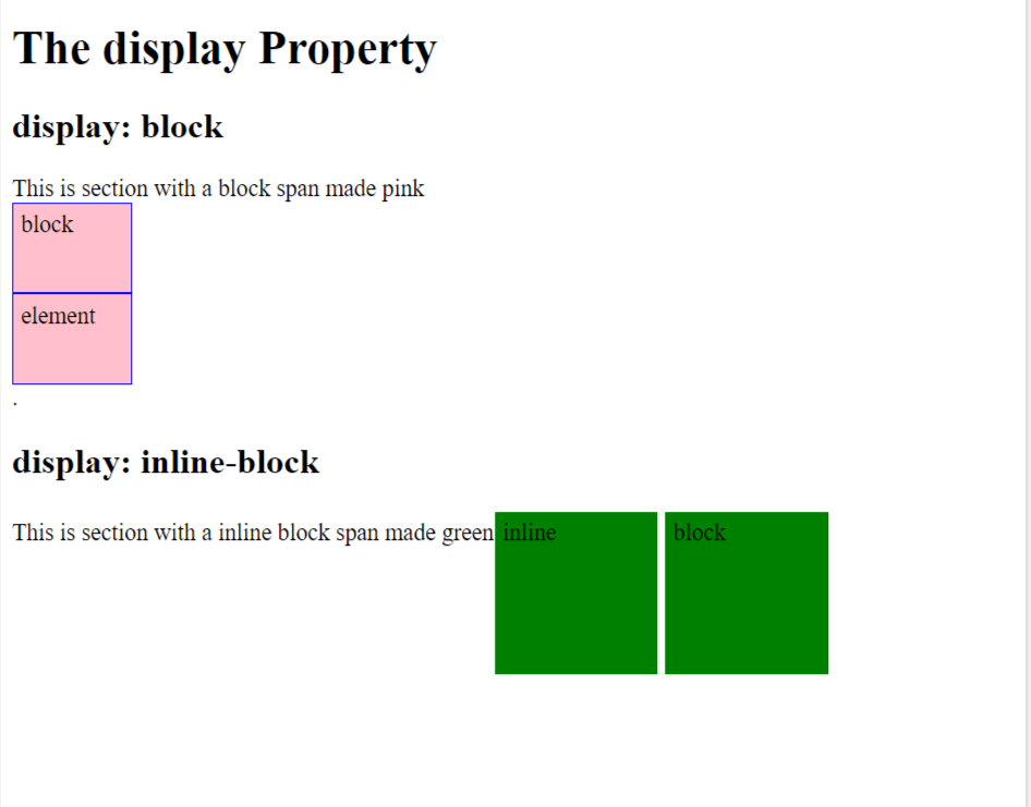Inline-block vs. Block Elements