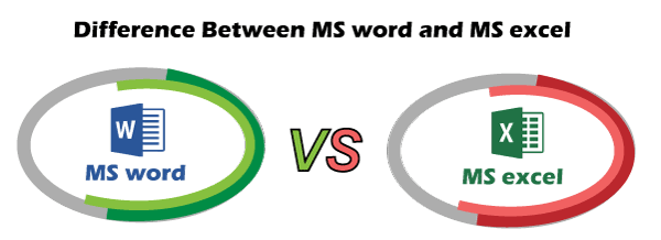 MS Word vs MS Excel