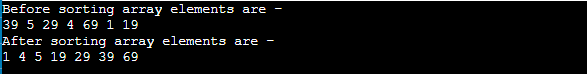 Cocktail Sort Algorithm