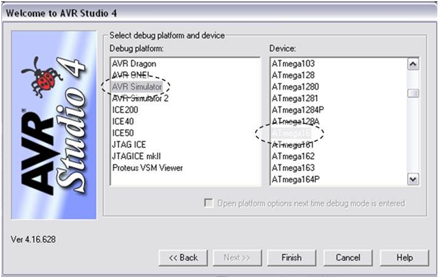 Programming using AVR Studio4