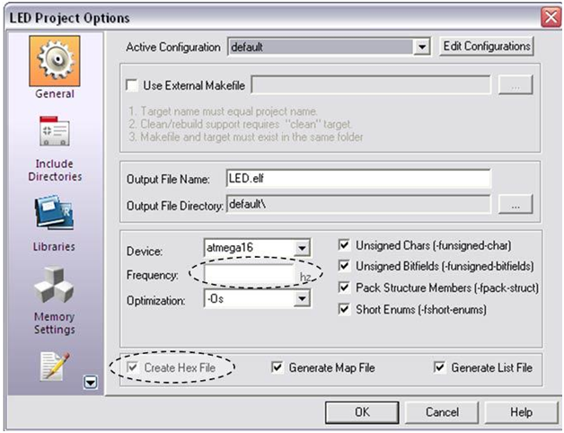 Programming using AVR Studio7