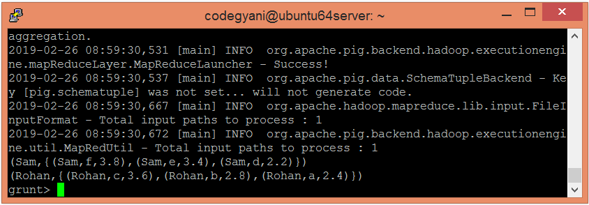 Apache Pig AVG Function