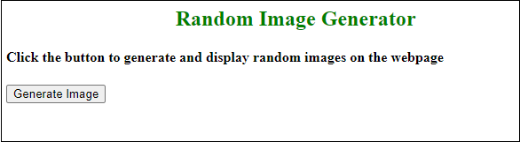 Random image generator in JavaScript