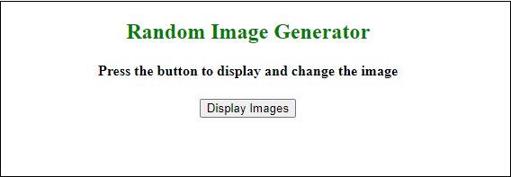 Random image generator in JavaScript