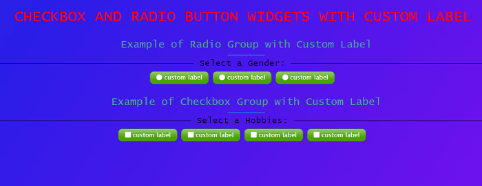 JQuery UI Checkboxradio