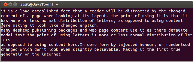 Linux Vi Text buffers1