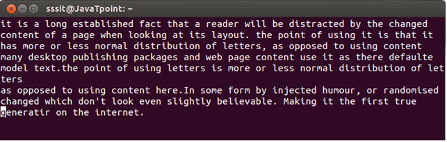 Linux Vi Text buffers3
