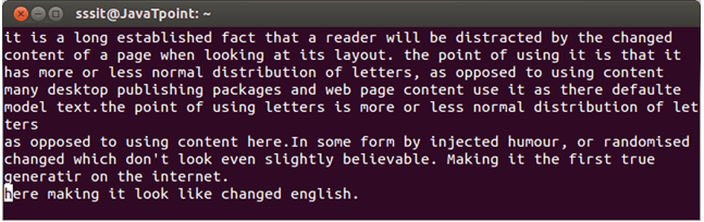 Linux Vi Text buffers4
