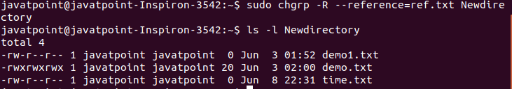 Linux chgrp Command