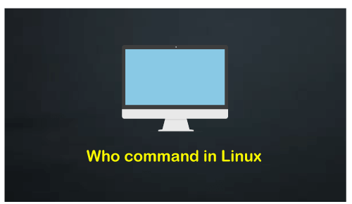 Who command in Linux