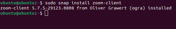 Zoom Ubuntu