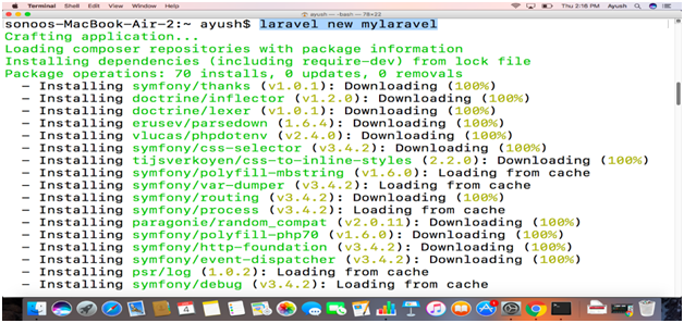 How to install Laravel on MacOS