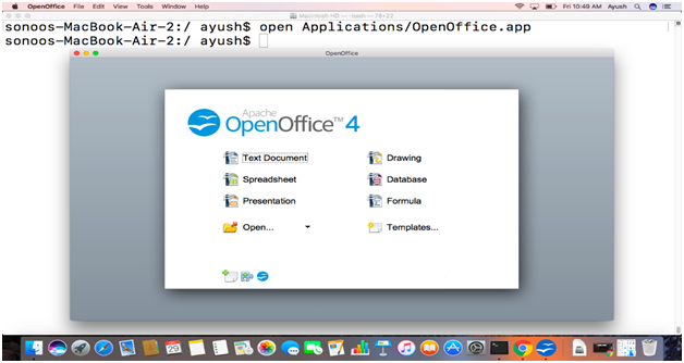 How to install OpenOffice on MacOS