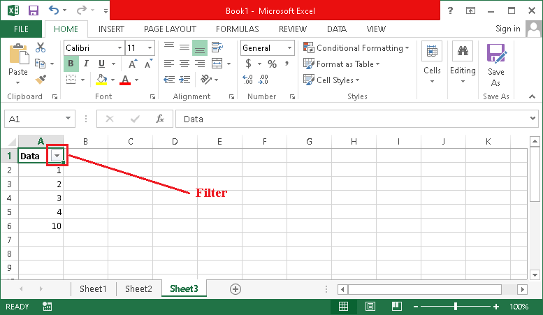 Features of MS Excel