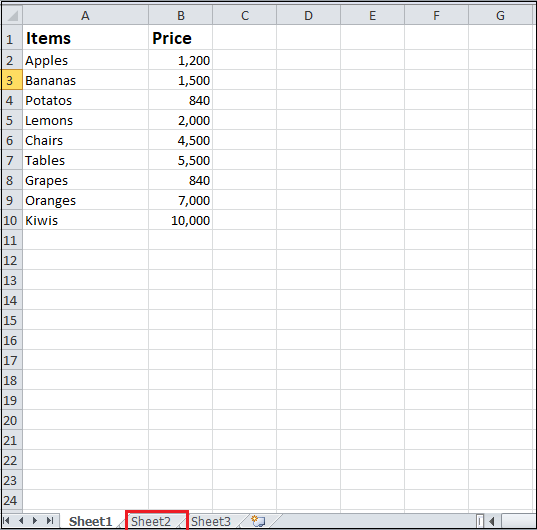 How to compare two Excel sheet
