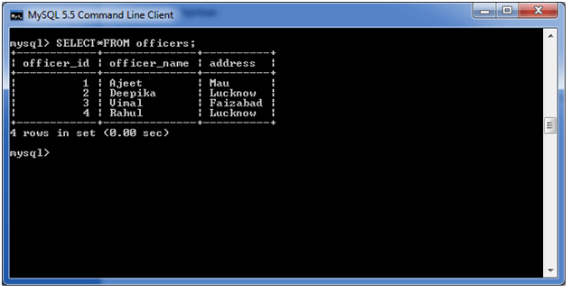 MySQL where clause