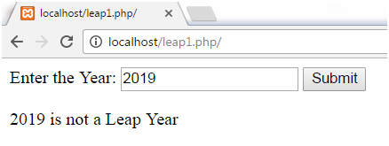 PHP Leap year 3
