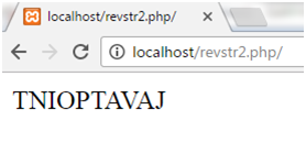 PHP Reverse string 2