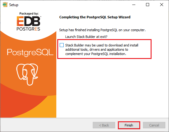 installing postgreSQL on windows