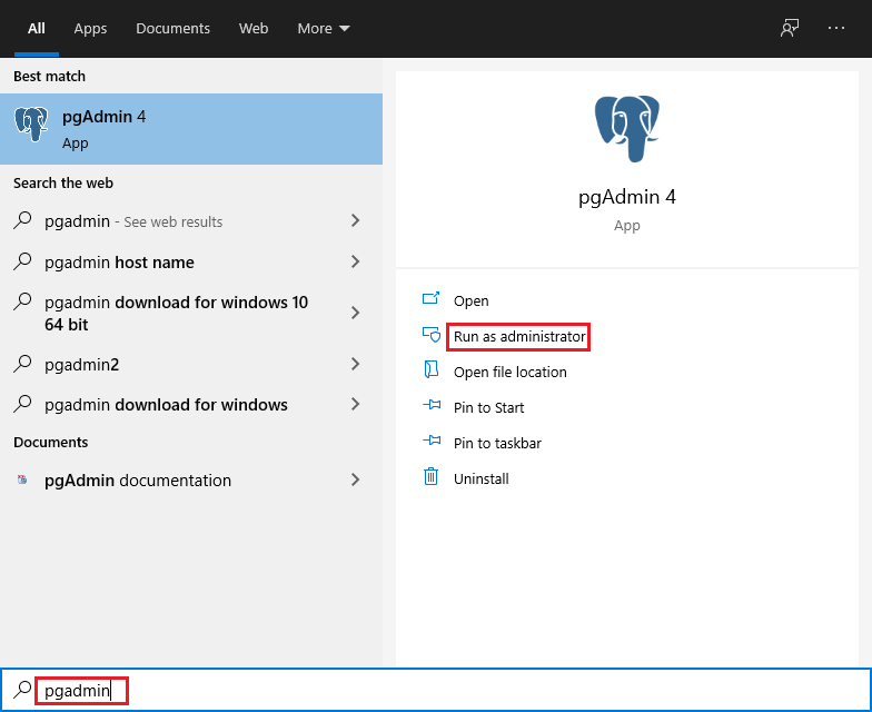 installing postgreSQL on windows