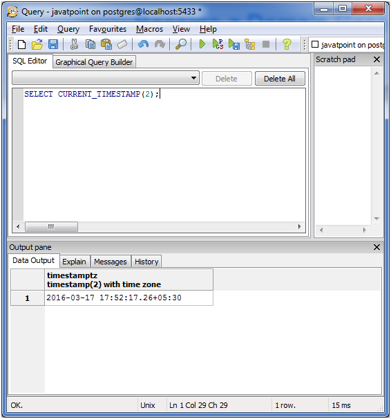 PostgreSQL Date&Time6