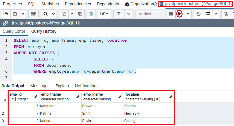 PostgreSQL Between Condition