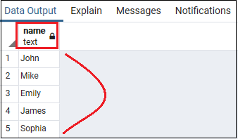 PostgreSQL Select