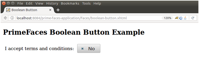 Primefaces Selectbooleanbutton 1