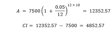 Compound Interest GUI Calculator using Python