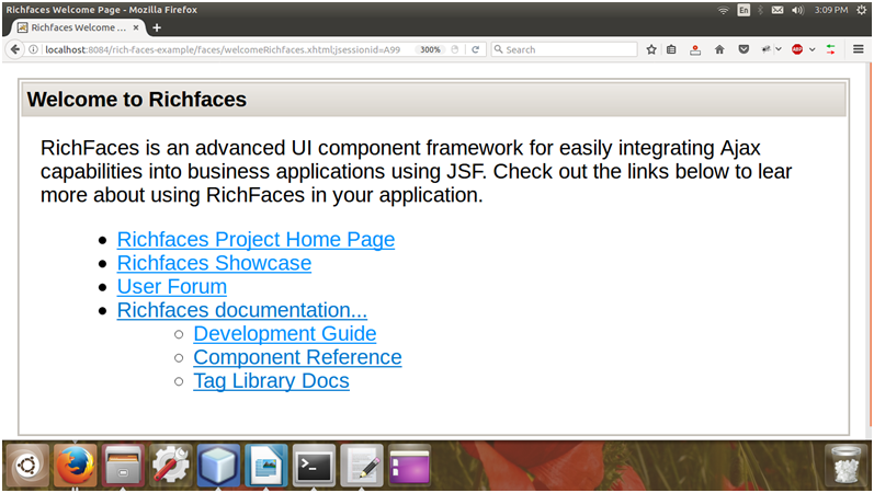 RichFaces Application 10