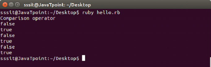 Ruby operators 4