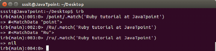 Ruby Regular expression 2