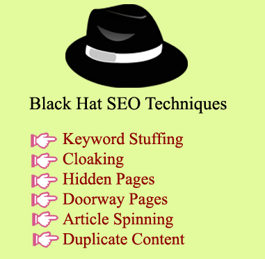 SEO Black hat seo techniques